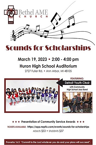Sounds for Scholarships poster