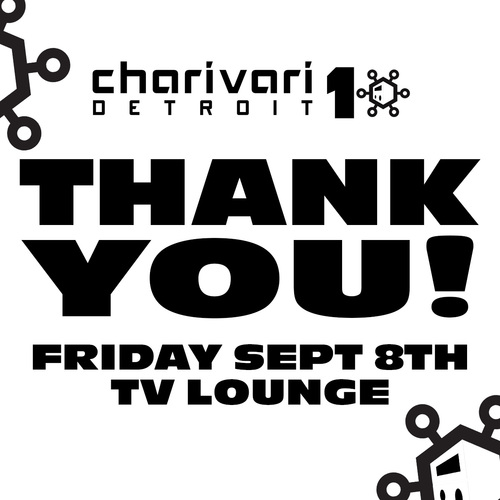 Charivari Detroit THANK YOU 2023 poster