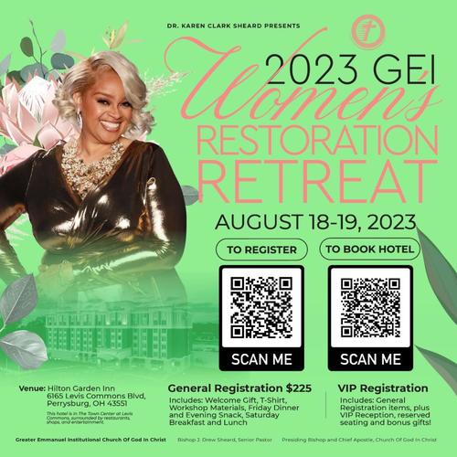 GEI Women's Retreat 2023 poster
